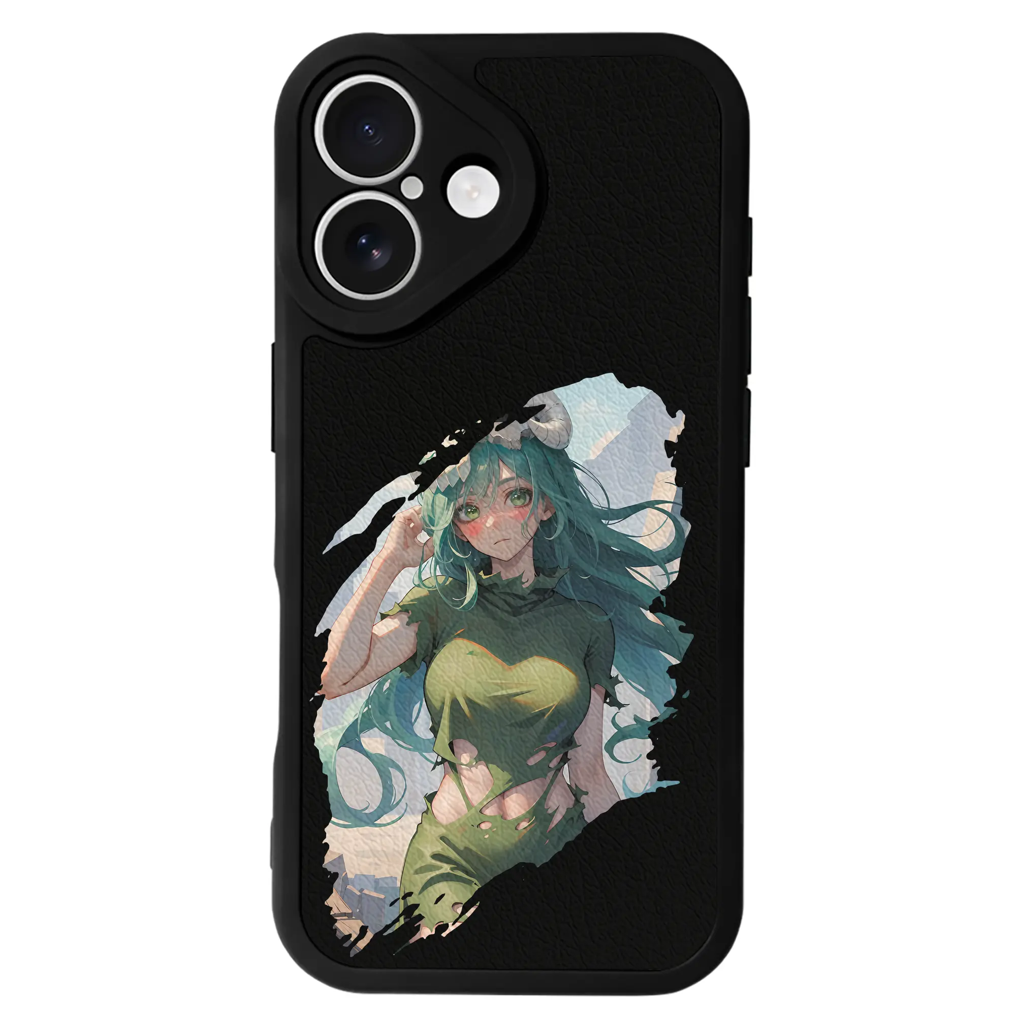 ブリーチ グッズ ネリエル・トゥ・オーデルシュヴァンク - IPhone 16シリーズ対応 ・ シリコンスマホケース ・ レザー調 ・ 高精度フィット ・ 耐衝撃 ・ ワイヤレス充電対応 ・ 精密カット